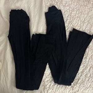 Two pack of aerie cross over leggings